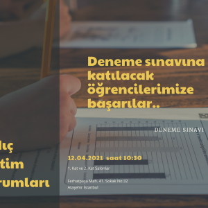 Deneme Sınavı